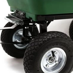 WILTEC Chariot De Jardin à Main Avec Benne Basculante Volume 75L Capacité De Charge 300Kg Remorque Brouette -chariot de jardin Soldes 2022 10553084 4