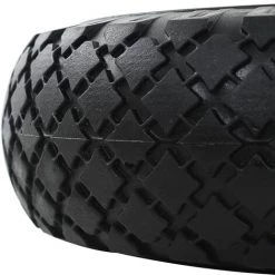 VidaXL Roue De Diable 4 Pcs PU Solide 3.00-4 (260 X 85 Mm) -chariot de jardin Soldes 2022 10555781 4