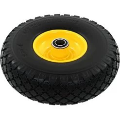 VidaXL Roue De Diable 2 Pcs PU Solide 3.00-4 - Noir 7 VidaXL Roue De Diable 2 Pcs PU Solide 3.00-4 - Noir -chariot de jardin Soldes 2022 10555786 3