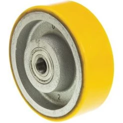 RS PRO Roue De Chariot , Polyuréthane 150mm X 50mm, Alésage 20mm, Longueur 60mm, Double Voie De Roulement, Capacité De 800kg ( Prix Pour 1 )