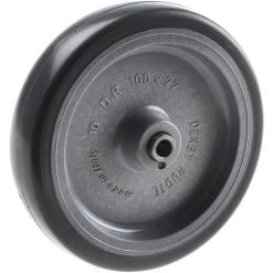 RS PRO Roue De Chariot Caoutchouc 100mm X 22mm, Alésage 8.3mm, Longueur 28.5mm, Alésage Lisse, Capacité De 60kg ( Prix Pour 1 )