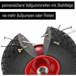 EYEPOWER Roue Pleine De Polyuréthane 3.00-4 250x70 Remplacement Pour Brouettes Mousse PU -chariot de jardin Soldes 2022 11607001 2