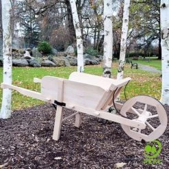 OUTILS ET NATURE Brouette En Bois Grand Modèle Finition Luxy