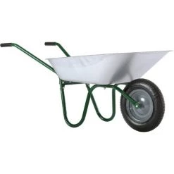 Brouette Haemmerlin 80L Galvanisée Roue Gonflée Kit 80 -303500000-- - Gris