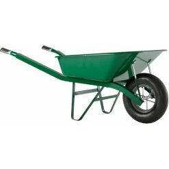 Brouette Haemmerlin Pro Select Bati Plus 100L Peinte Verte Roue Gonflée -302334106-- - Vert