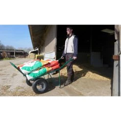 BROUETTE HAEMMERLIN PRO SELECT AGRICOLA 2 ROUES GONFLÉES -302075701-- - Vert -chariot de jardin Soldes 2022 1237595 3