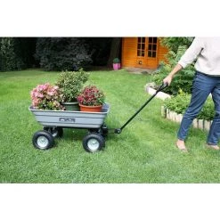 CHARIOT DE JARDIN HAEMMERLIN 4X4 GARDEN 75L- 320062001-- - Gris -chariot de jardin Soldes 2022 1238943 3