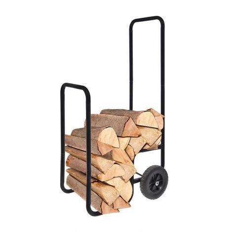 OXEO Chariot à Bûches Charge Maximale 80kg - Pneus En Caoutchouc 1 OXEO Chariot à Bûches Charge Maximale 80kg - Pneus En Caoutchouc