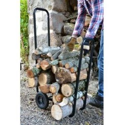 OXEO Chariot à Bûches Charge Maximale 80kg - Pneus En Caoutchouc 7 OXEO Chariot à Bûches Charge Maximale 80kg - Pneus En Caoutchouc -chariot de jardin Soldes 2022 13189008 4