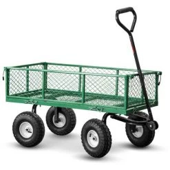 ELEM GARDEN TECHNIC Chariot De Jardin En Acier 97X52X59CM