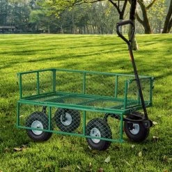 ELEM GARDEN TECHNIC Chariot De Jardin En Acier 97X52X59CM -chariot de jardin Soldes 2022 13978609 4