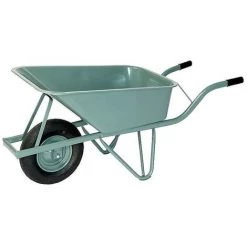 MATADOR Brouette à Benne En Acier - Capacité 100 L - Peint époxy Gris - Coloris: Gris