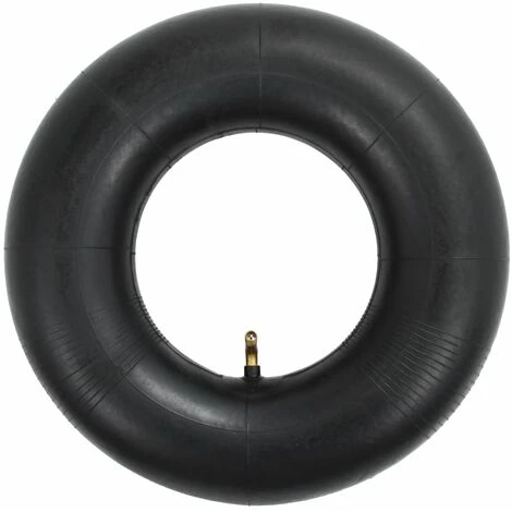 VidaXL Chambres à Air De Brouette 2 Pcs 13x5.00-6 Caoutchouc - Noir 3 VidaXL Chambres à Air De Brouette 2 Pcs 13x5.00-6 Caoutchouc - Noir – Image 3