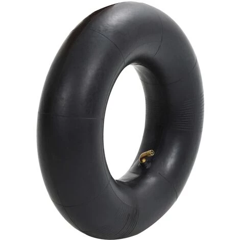 VidaXL Chambres à Air De Brouette 2 Pcs 13x5.00-6 Caoutchouc - Noir 4 VidaXL Chambres à Air De Brouette 2 Pcs 13x5.00-6 Caoutchouc - Noir – Image 4