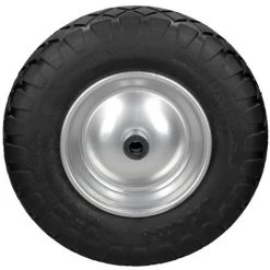 ECD GERMANY 15" Roue Brouette Pleine En Gomme Solide PU 4.80 4.00-8 Ø 390 Mm Avec Axe Et Vis -chariot de jardin Soldes 2022 15937852 2