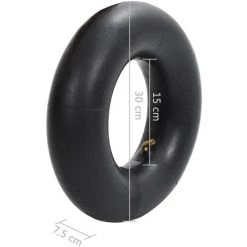 ASUPERMALL Chambres A Air De Brouette 2 Pcs 13x5.00-6 Caoutchouc -chariot de jardin Soldes 2022 16700230 3