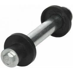 ECD GERMANY Axe Roue Brouette En Acier Essieu Pour Roue De Charrette Chariot De Jardin