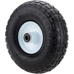 PrimeMatik - Roue De Brouette Pneumatique 136 Kg 10x3,5" 254x89 Mm Pour Charettes Chariots Et Plates-formes De Transport -chariot de jardin Soldes 2022 17320021 4