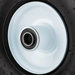 PrimeMatik - Roue De Brouette Pneumatique 136 Kg 10x3,5" 254x89 Mm Pour Charettes Chariots Et Plates-formes De Transport -chariot de jardin Soldes 2022 17320021 5