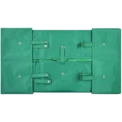 VidaXL Bâche De Chariot De Jardin Vert Tissu - Vert -chariot de jardin Soldes 2022 17375349 4