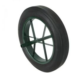 Roue Pleine Pour Brouette - Noir - Ø 40 Cm - Axe 20 Mm - Linxor - Noir