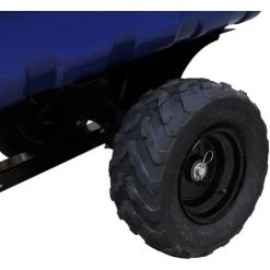 T-MECH Remorque ATV Chariot Jardin Chargement Puissant Tracteur Roues Tout-Terrain Ferme 295kg - Bleu -chariot de jardin Soldes 2022 17910147 4