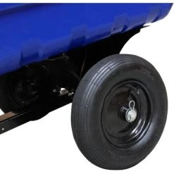 T-MECH Remorque ATV Jardin Transportation Inclinable Quad Ferme Puissant Tracteur Chargement Utilité Chariot Roues Pneumatiques - Bleu -chariot de jardin Soldes 2022 17910148 5