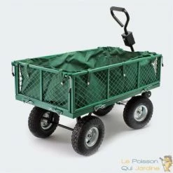 LE POISSON QUI JARDINE.FR Chariot à Main Pour Le Jardin Ou Autres Transports 300 Kg -chariot de jardin Soldes 2022 1793030 5