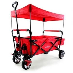 Chariot Fuxtec City Cruiser Rouge Family Fux - Transport Pliable 75 Kg Charge -chariot de jardin Soldes 2022 18131889 5
