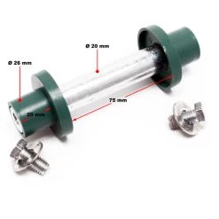 WILTEC Roue - Pneu De Brouette 4.8/ 4.00-8 Avec Axe Jaune Increvable Charge Jusqu’à 160 Kg -chariot de jardin Soldes 2022 1952361 3