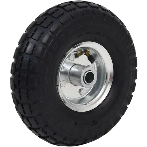 YOUTHUP Roue De Diable 2 Pcs Caoutchouc 4.10/3.50-4 (260 X 83 Mm) 3 YOUTHUP Roue De Diable 2 Pcs Caoutchouc 4.10/3.50-4 (260 X 83 Mm) – Image 3