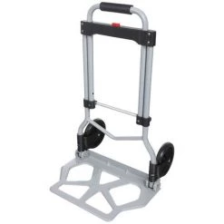 BETTER MAISON Chariot De Transport Diable Pliant, Charge 68kg - Argenté -chariot de jardin Soldes 2022 19841431 3
