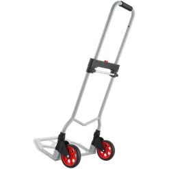 BETTER MAISON Chariot De Transport Diable Pliant, Charge 68kg - Argenté -chariot de jardin Soldes 2022 19841431 5