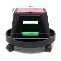 WILTEC Siège De Jardin Sur Larges Roues Charge 150kg Max. Chariot Coulissant Jardinage Repose-genoux Outil -chariot de jardin Soldes 2022 22791206 3