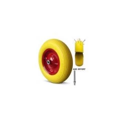 ACHAT UTILE Roue De Brouette Increvable 4.80/4.00-8 260Kg + Axe Ø 16mm
