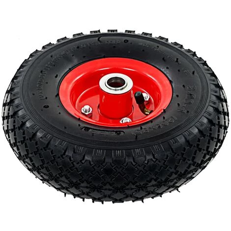 YOUTHUP Roue De Diable 2 Pcs Caoutchouc 3.00-4 (260 X 85 Mm) - Noir 3 YOUTHUP Roue De Diable 2 Pcs Caoutchouc 3.00-4 (260 X 85 Mm) - Noir – Image 3