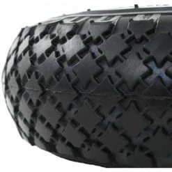 Hommoo Roue De Diable 4 Pcs Caoutchouc 3.00-4 (260 X 85 Mm) HDV04983 -chariot de jardin Soldes 2022 24998498 5