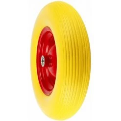 JEOBEST®Roue De Brouette - Anti-crevaison | 4,00-8 | Axe Compris | Roue De Secours Increvable Ø 39 Cm En Caoutchouc Plein - Jaune 9 JEOBEST®Roue De Brouette - Anti-crevaison | 4,00-8 | Axe Compris | Roue De Secours Increvable Ø 39 Cm En Caoutchouc Plein - Jaune -chariot de jardin Soldes 2022 25153210 5