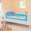 ASUPERMALL Barriere De Lit Pour Enfants 150 X 42 Cm Bleu