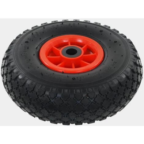 TRUE DEAL Roue De Diable 2 Pcs Caoutchouc Durable Et Résistant à L'abrasion 3.00-4 (260 X 85 Mm) 3 TRUE DEAL Roue De Diable 2 Pcs Caoutchouc Durable Et Résistant à L'abrasion 3.00-4 (260 X 85 Mm) – Image 3