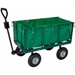 Chariot Remorque De Jardin Grillagé Werkapro