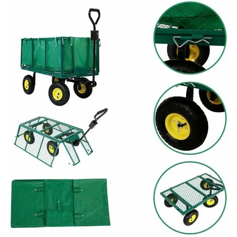 AREBOS Chariot De Transport | 550kg | Chariot De Jardin | Chariot à Outils 3 AREBOS Chariot De Transport | 550kg | Chariot De Jardin | Chariot à Outils – Image 3
