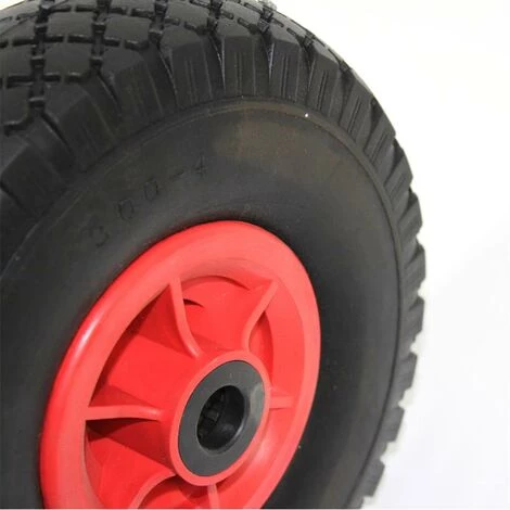 ESTEXO Roue De Secours Pneus PU 3.00-4 2x Caoutchouc Plein Ø 260 Mm Roue De Diable 5 ESTEXO Roue De Secours Pneus PU 3.00-4 2x Caoutchouc Plein Ø 260 Mm Roue De Diable – Image 5