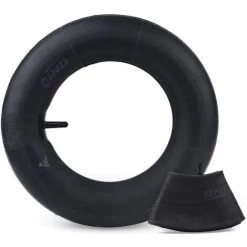 BEARSU 2 Pièces Chambre à Air 4,80/4,00-8"avec Valve Droite, Pour Brouette, Poussette, Diable, Tondeuse à Gazon, Souffleuse à Neige, Générateur Et Plus