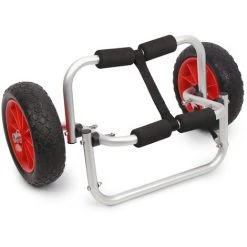 ASUPERMALL Chariot De Kayak A Double Pneu Detachable De Capacite De Charge De 50Kg, Accessoires De Kayak, Ml1555
