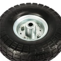 Yaheetech Lot De 4pcs Roue Increvable Remorque Pour Diable Brouette Chariot Jante En Acier 255 Mm -chariot de jardin Soldes 2022 30539869 4