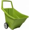 PROSPERPLAST Chariot De Jardin Sur Roues Capacité 95L Vert 79,9 X 59,3 X 72,4 Cm - Vert Olive