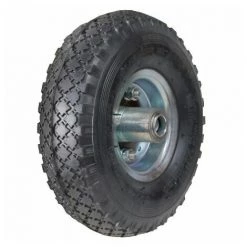 WOLFPACK Ruota Ruota Ruote Pneumatiche Borse Zincate Cerchio Off-center Asse Ø 20 Mm.