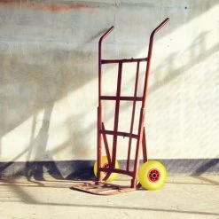 Relaxdays Roue De Brouette, Caoutchouc, 3.00-4", 2x Roue De Rechange, Pour Axe De 25 Mm, 260x85 Mm, Noir-rouge -chariot de jardin Soldes 2022 32380876 4