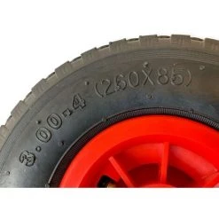 KIBROS Roue De Brouette Increvable Ø 400 Mm * 63 Mm | Axe 22 Mm * 90 Mm - A L'unité - Jante Synthétique Par Deux -chariot de jardin Soldes 2022 34300966 3